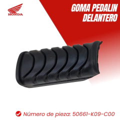 GOMA PEDALIN DELANTERO HONDA NEW WAVE