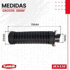 JUEGO PEDALINES TRASEROS DAX/BIZ/TRIP/VARIAS X 2 JUSANI