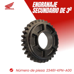 ENGRANAJE SECUNDARIO DE TERCERA HONDA XR 125L