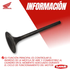 VALVULA DE ADMISION HONDA TWISTER / TORNADO / XRE 300