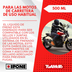 Imagen de LIQUIDO PARA FRENO BRAKE DOT 5.1 500ML