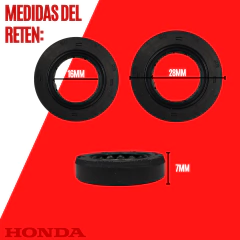 RETEN DE ACEITE EJE DE PATADA 16x28x7 HONDA XR 125L XR 150L