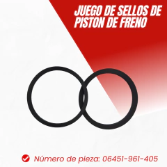 JUEGO DE SELLOS DE PISTON DE FRENO HONDA NEW WAVE