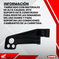 SOPORTE GIRO DERECHO GUARDABARRO TRASERO HONDA TORNADO