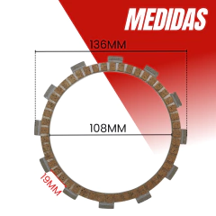 DISCO DE EMBRAGUE HONDA CRF 250R / 250X