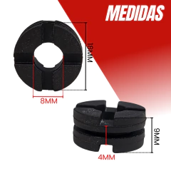 GOMA ANTIVIBRACION PORTA PATENTE HONDA TORNADO