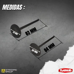 JUEGO VALVULAS ADMISIÓN Y ESCAPE HONDA CG TITAN 150/INVICTA