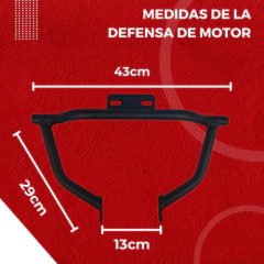 Imagen de DEFENSA DE MOTOR HONDA NAVI CON SLIDER IRA