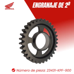 ENGRANAJE DE SEGUNDA 2A TORNADO/CBX