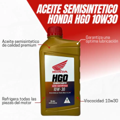 KIT FILTRO AIRE ORIGINAL Y ACEITE HGO SEMI SINTETICO NEW ELITE 125