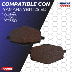PASTILLA DE FRENO DELANTERO YAMAHA YBR125ED - XT225 - XT600 - XT350 PD/880