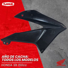 CACHA TANQUE IZQUIERDA HONDA XR 150L NEGRA