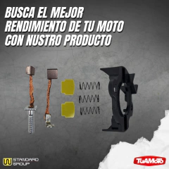 JUEGO DE CARBONES HONDA CG TITAN 150