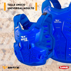 PECHERA WIRTZ ELEVATE AZUL/AZUL