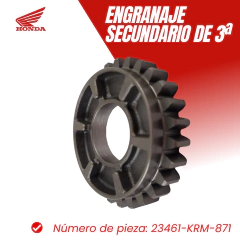 ENGRANAJE SECUNDARIO DE TERCERA CG 150 NEW TITAN