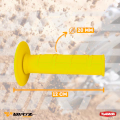 PUÑOS WIRTZ MX AMARILLO FLUOR