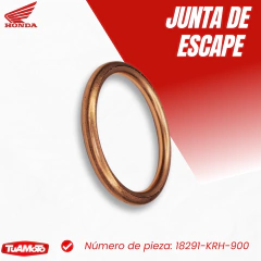 JUNTA DE ESCAPE HONDA NX4 FALCON / CG 150 TITAN / XR 125 (2013/13) / GLH / CB 190 - comprar online