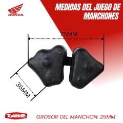 JUEGO MANCHONES TRASEROS HONDA CB125F TWISTER - comprar online