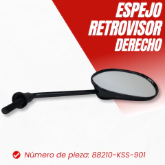 ESPEJO RETROVISOR IZQUIERDO HONDA NC 700X / NC 750 - comprar online