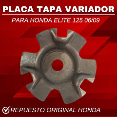 PLACA TAPA VARIADOR HONDA ELITE 125 (2006/2009) - tienda online