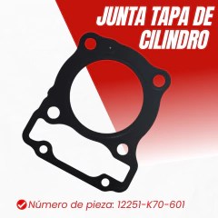 JUNTA TAPA DE CILINDRO HONDA XR 190L / CB 190 - comprar online