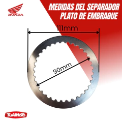 SEPARADOR PLATO EMBRAGUE HONDA TRX 400 - comprar online
