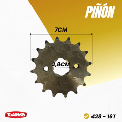 KIT DE TRANSMISIÓN CG 150 43/16-118 428HS PRO-CHAIN GOLD - comprar online