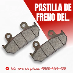 PASTILLS DE FRENO DELANTERAS HONDA CBR 600 F/ F2 AFRICA TWIN 750 - comprar online