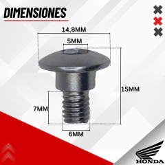 TORNILLO PAN 6X12 PROTECTOR ESCAPE HONDA NC 700 / 750 - comprar online