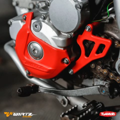 KIT TAPA ENCENDIDO, EMBRAGUE Y CUBRE PIÑON TORNADO ROJO WIRTZ - comprar online
