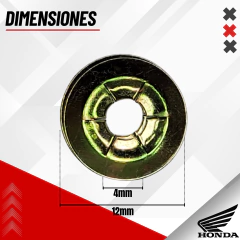 TUERCA DE AJUSTE RAPIDO (4 MM) HONDA - comprar online