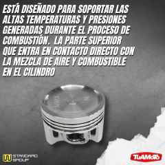 KIT PISTON COMPLETO HONDA WAVE 110 50MM ESTÁNDAR - comprar online
