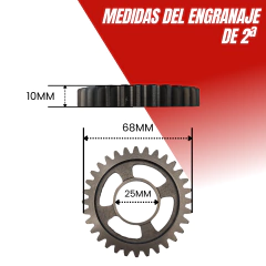 ENGRANAJE DE SEGUNDA 2A TORNADO/CBX - comprar online