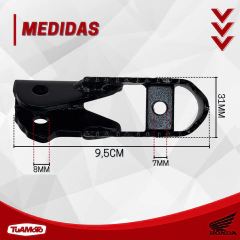 PEDALIN DELANTERO DERECHO HONDA XR 150L/XR 125L - comprar online