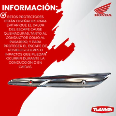PROTECTOR CUBRE ESCAPE HONDA BIZ 125 - comprar online