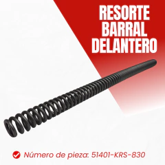 RESORTE BARRAL DELANTERO HONDA WAVE 100 - comprar online