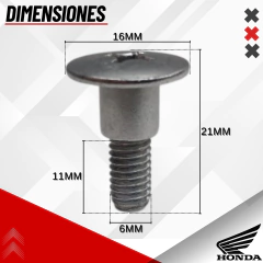 TORNILLO CACHA HONDA TWISTER CBX (6x16) - comprar online