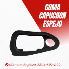 GOMA CAPUCHON ESPEJO DERECHO HONDA NEW WAVE 110S DISCO - comprar online