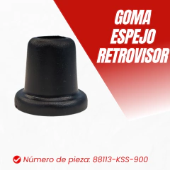 GOMA ESPEJO RETROVISOR HONDA BIZ 125