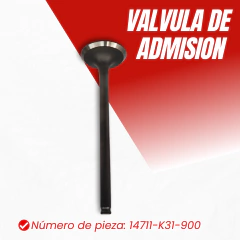 VALVULA DE ADMISION HONDA CB 250 - comprar online