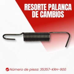 RESORTE PALANCA CAMBIOS HONDA XR 150 - comprar online