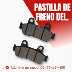 PASTILLAS DE FRENO DELANTERAS HONDA ELITE 125 2009/2018 - comprar online