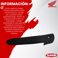 PROTECTOR CAÑO DE ESCAPE HONDA XR 125/XR 150 - comprar online