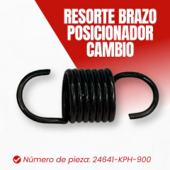 RESORTE BRAZO POSICIONADOR CAMBIO HONDA BIZ 125 - comprar online