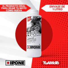 ACEITE R4000RS 15W50 4T SYNTHESIS IPONE X 1 L en internet