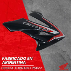 CACHA LATERAL DERECHA TANQUE HONDA TORNADO NEGRA - comprar online