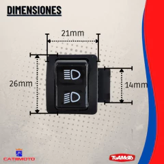 LLAVE LUZ ALTA Y BAJA SMASH/BIT/TRIP CATI en internet