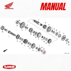 RULEMAN RUEDA TRASERA HONDA 6202(U) en internet