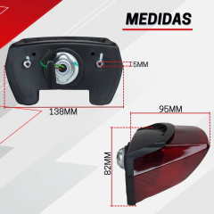 FAROL TRASERO COMPLETO HONDA XR 125L en internet