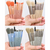 Kit 8 Pincéis de maquiagem - Cores Sortidas
